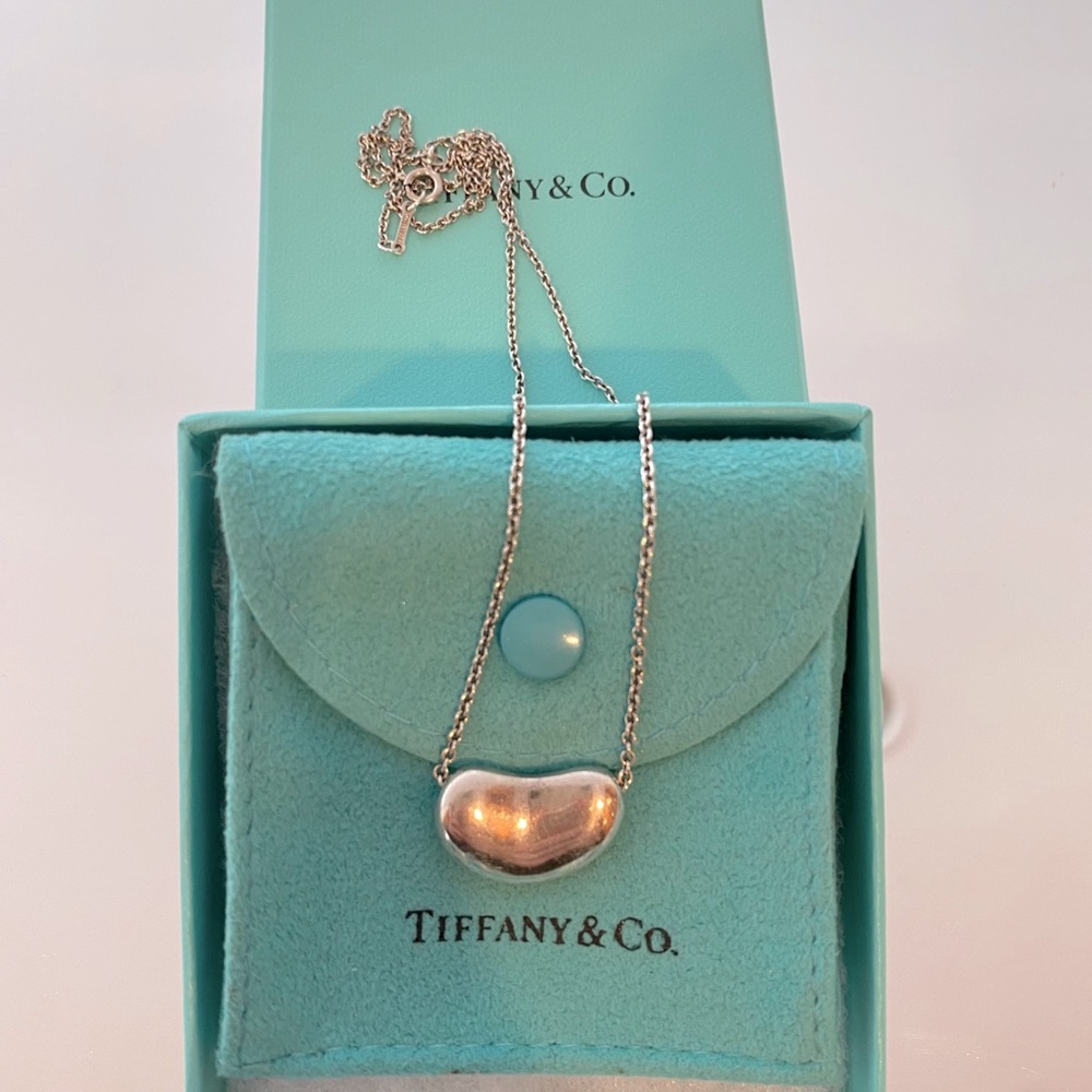 Tiffany and Co Bean Design Pendant Necklace
